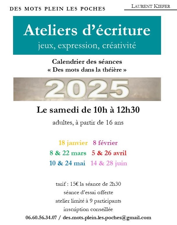 Ateliers d’écriture