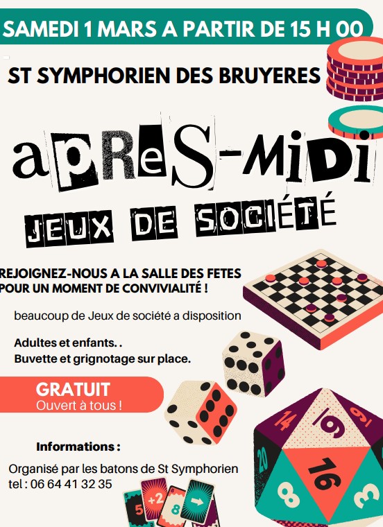 Après midi jeux de société