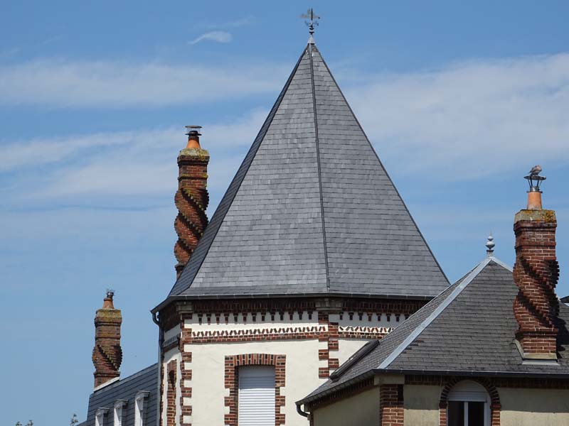 Cheminées torsadées de St Ouen sur Iton