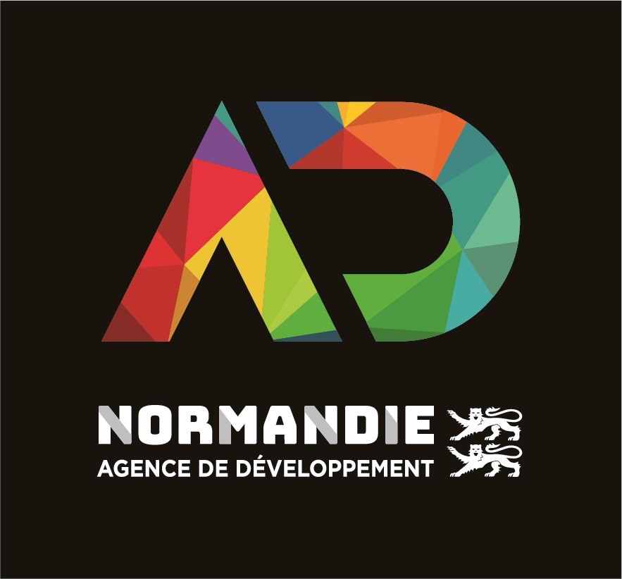 AD Normandie Logo fond noir